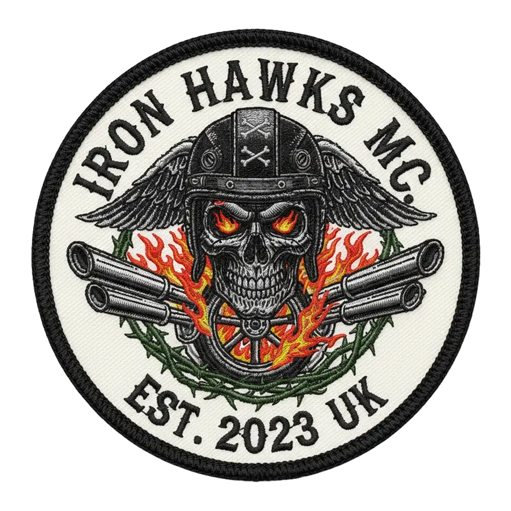 Collection of custom embroidered and woven patches