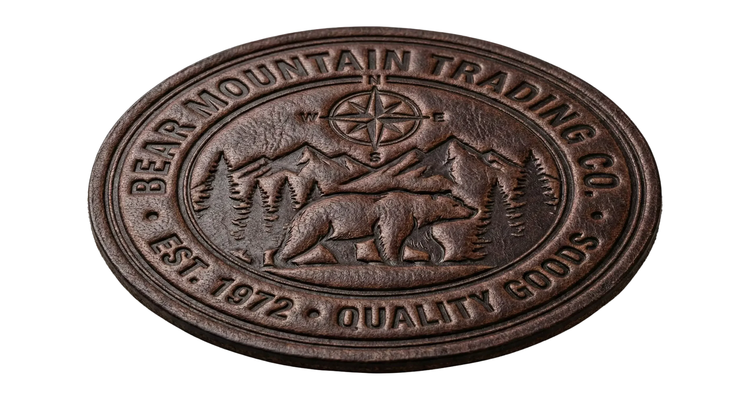 Embossed Leather Patches