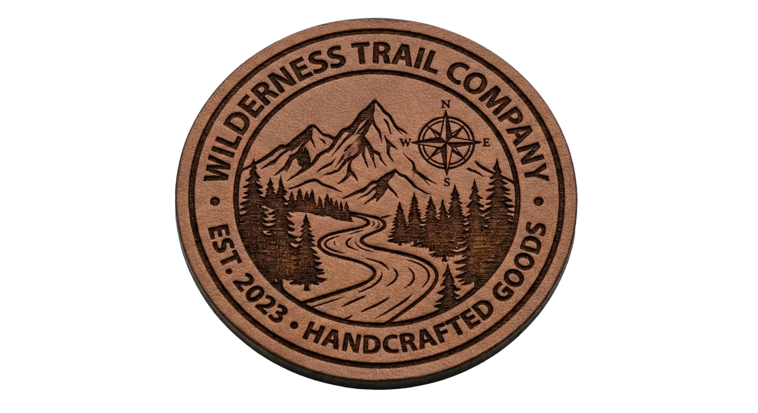 Laser Engraved Leather Patches