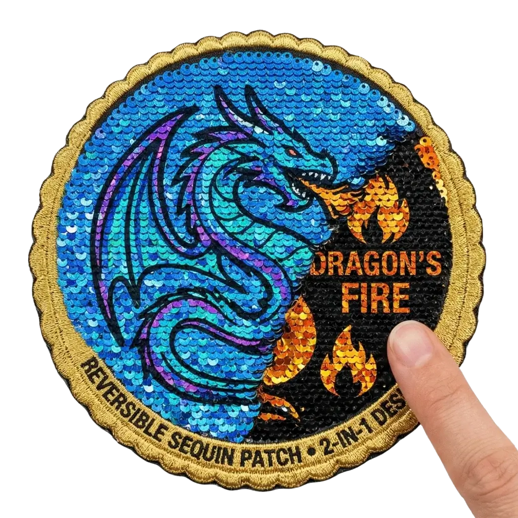 Reversible Sequin Patches